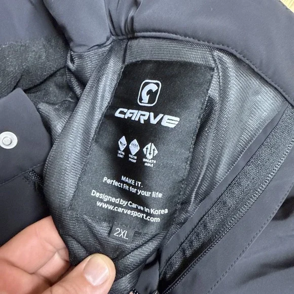 Carve Cpt24 Men's 2XL Black Ski Snowboard Pants Adjustable Waist - Picture 4 of 10